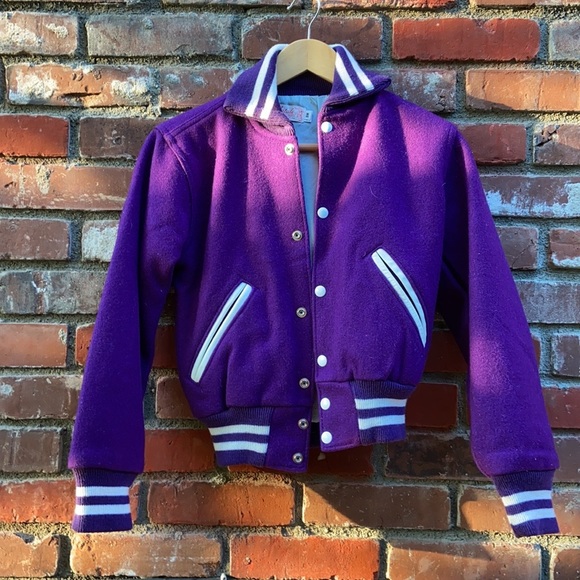 VINTAGE BOWIE LETTERMAN JACKET 🏹🏹 - Picture 3 of 10